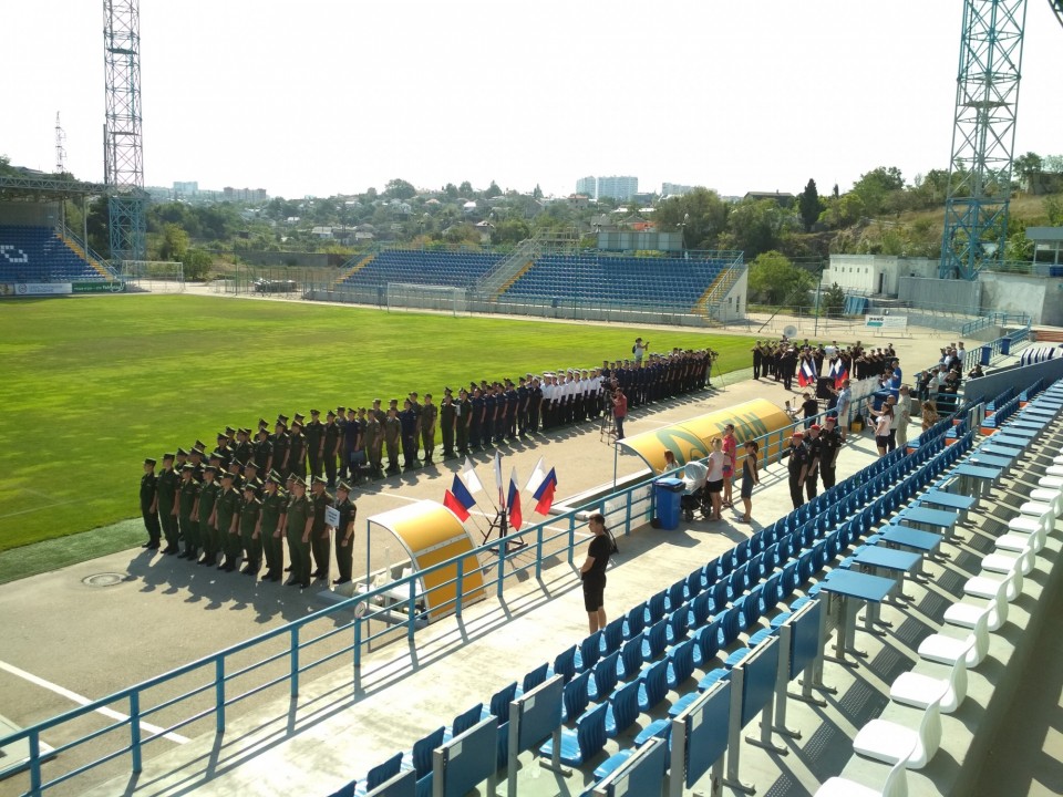 На СОК «Севастополь» прошла церемония открытия чемпионата ВС РФ по футболу 2019