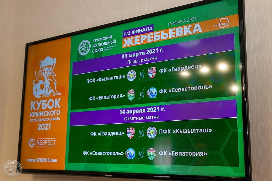 «Севастополь» сыграет с «Евпаторией». Определены полуфинальные пары Кубка КФС — 2021