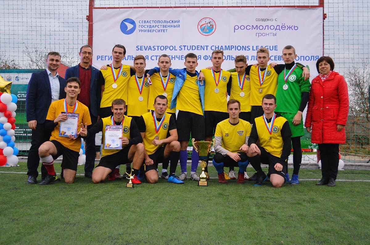 ЧВВМУ им П.С. Нахимова – победитель Региональной студенческой футбольной лиги – 2022